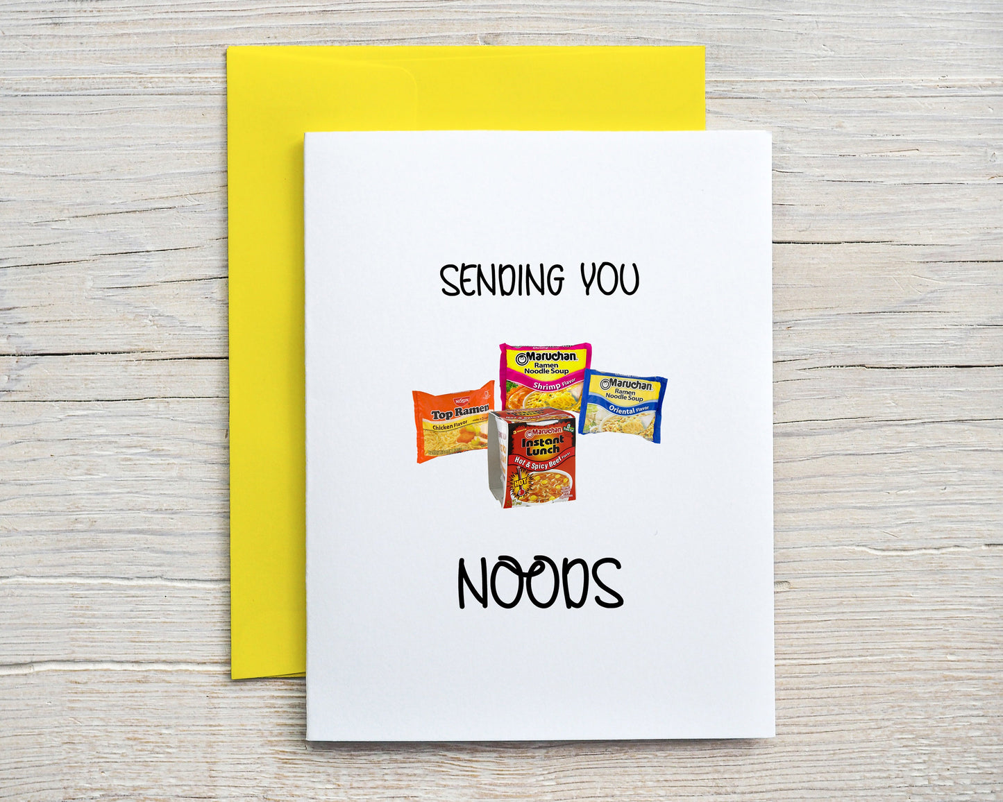 Card "Sending Noods"
