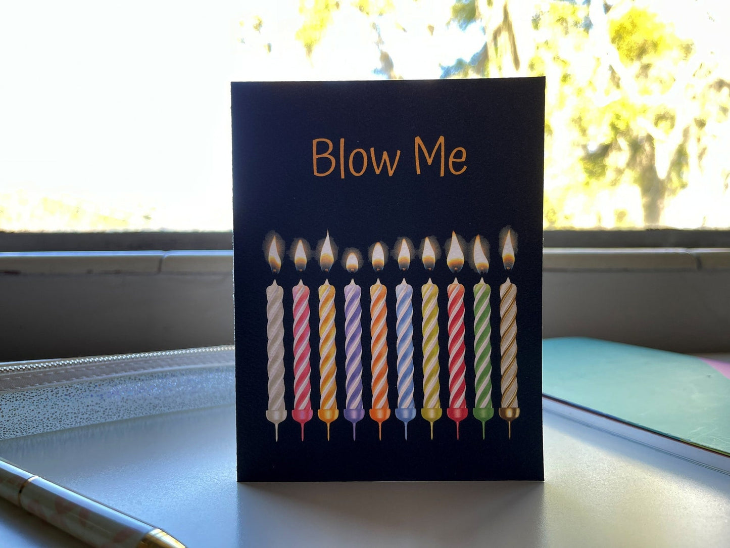 Card "Blow Me"