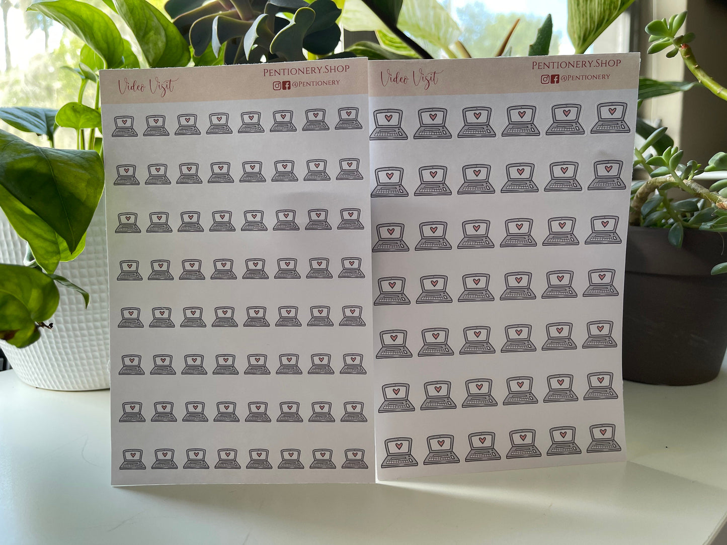 Video Visit Stickers