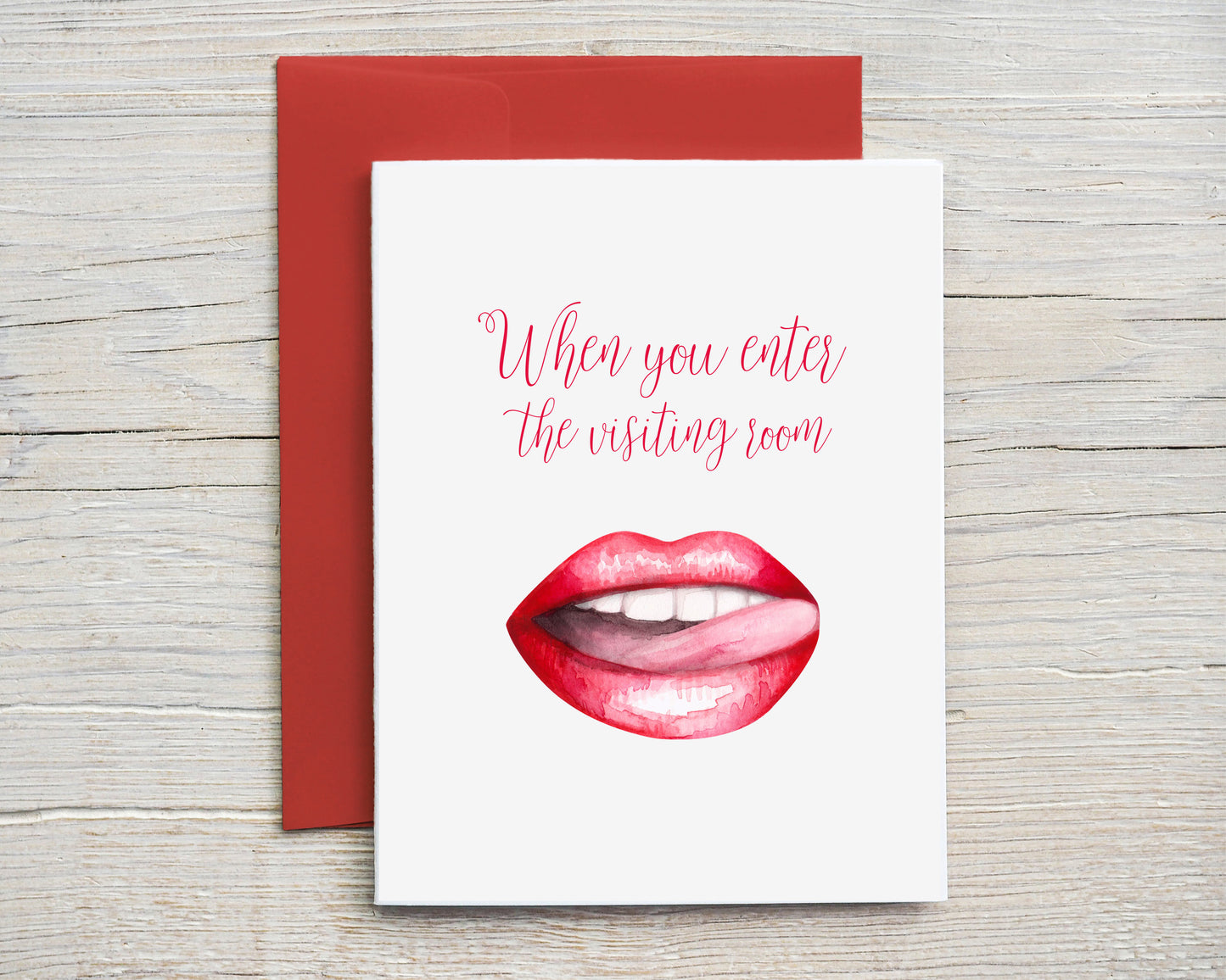 Card "When you enter the visiting room"