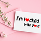 Card "I'm locked with you"