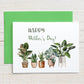 Card "Happy Mother's Day" - plants
