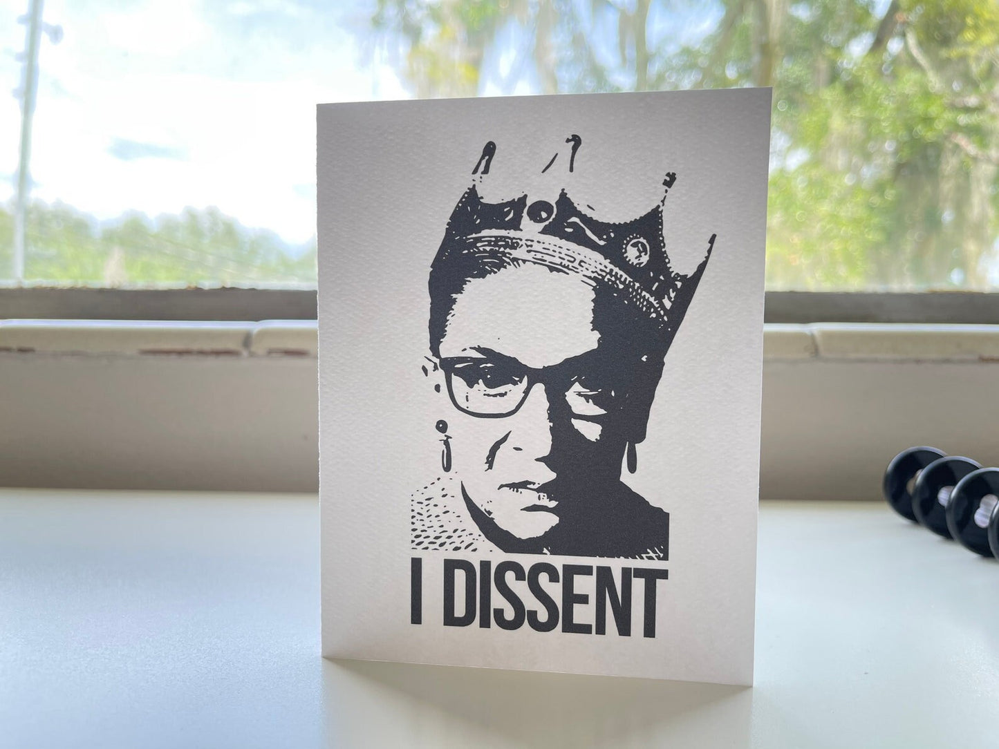 Card "I dissent"