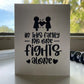 Card "In this family no one fights alone"