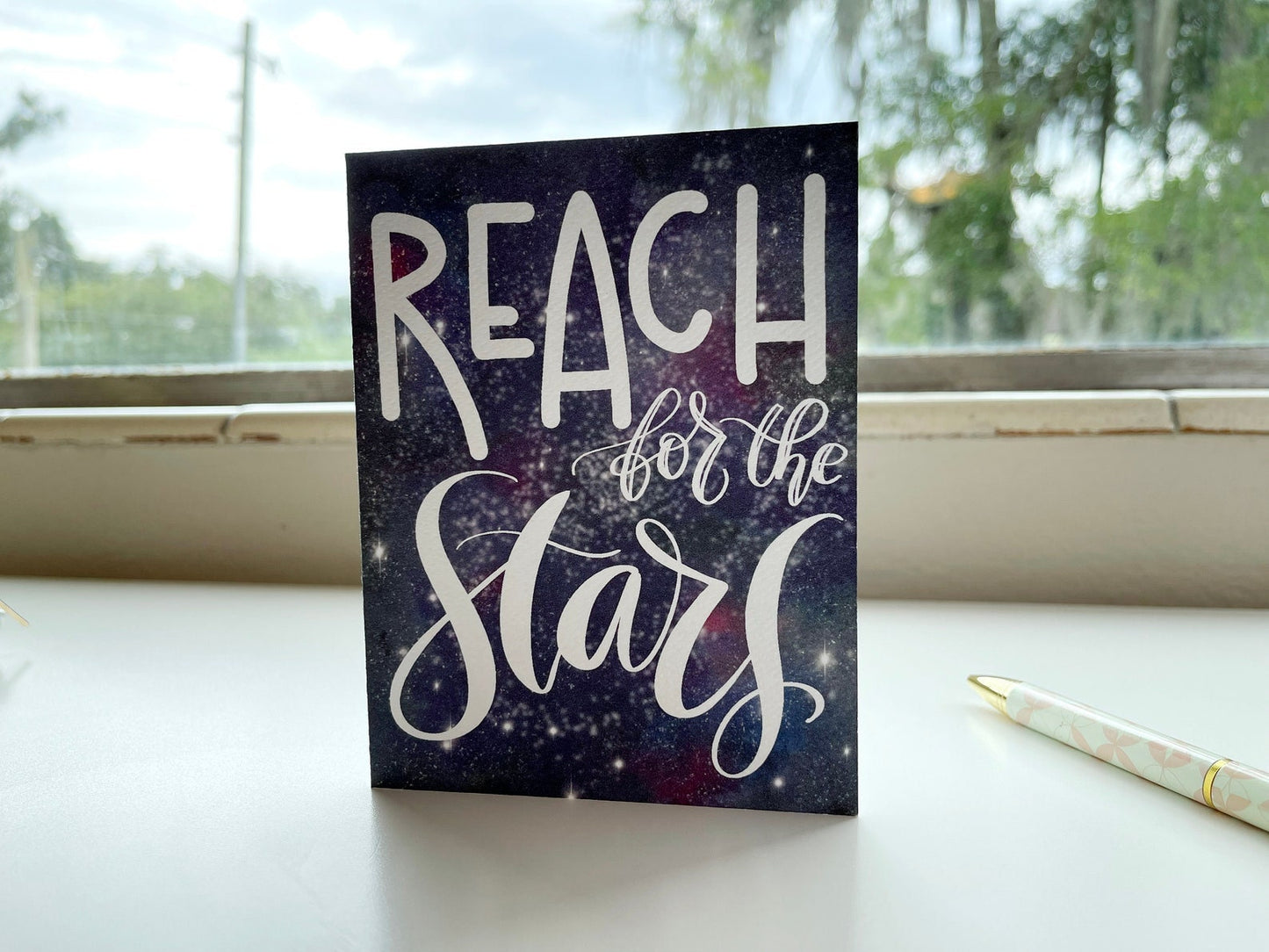 Card "Reach for the Stars"