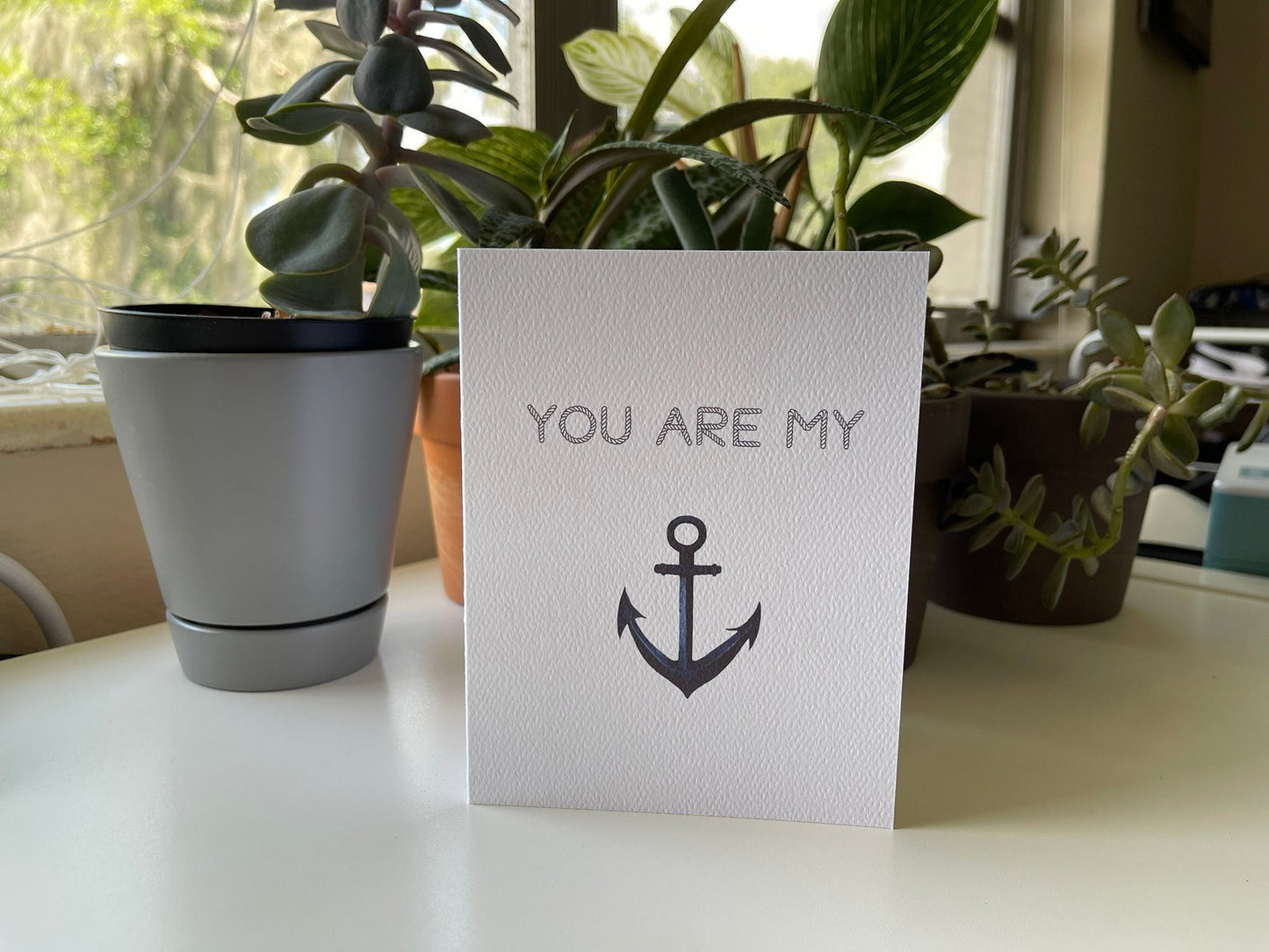 Card "You're my anchor"