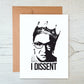 Card "I dissent"