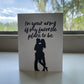 Card "In your arms is my favorite place to be" 02