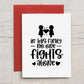 Card "In this family no one fights alone"