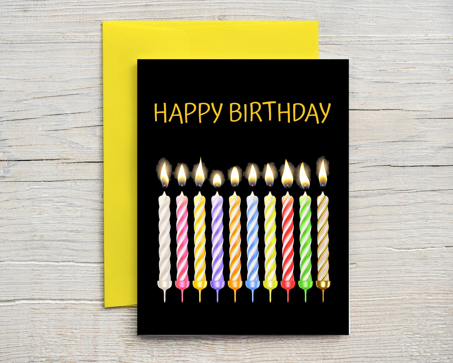 Birthday Candles Card