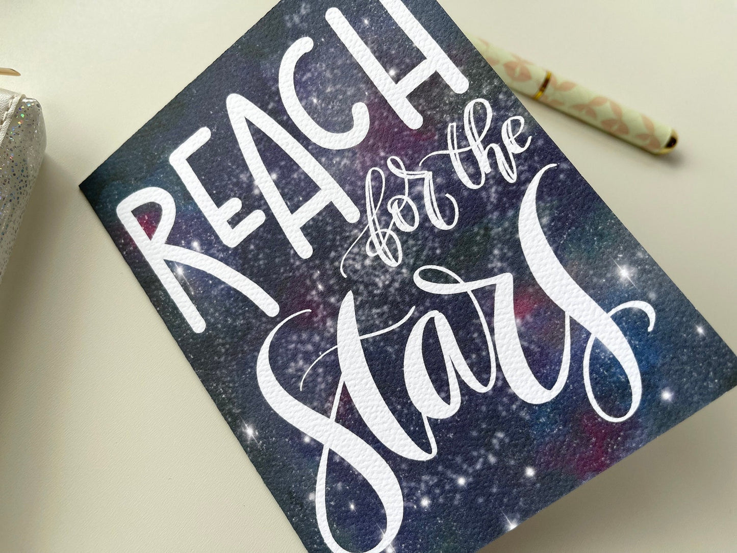 Card "Reach for the Stars"