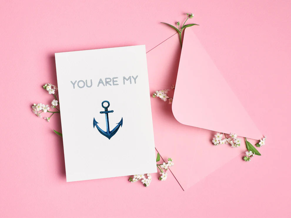 Card "You're my anchor"