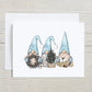 Card Winter Gnomes