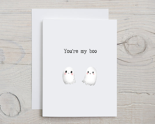 Card "You're my boo"