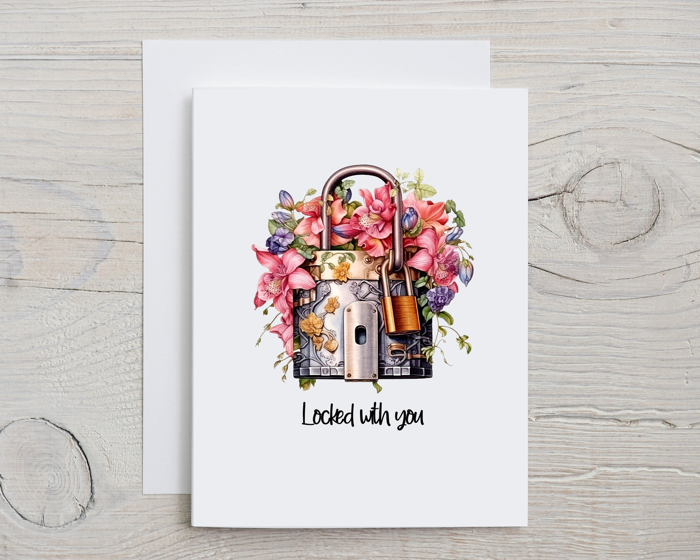 Card "Locked with you"