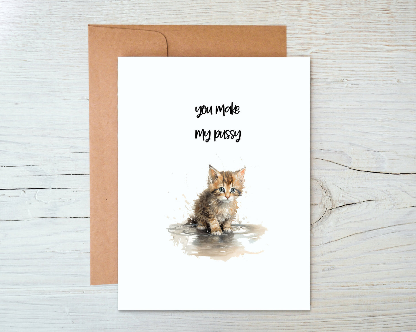 Card "You make my pussy..." 02