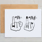 Card "Mr & Mrs"