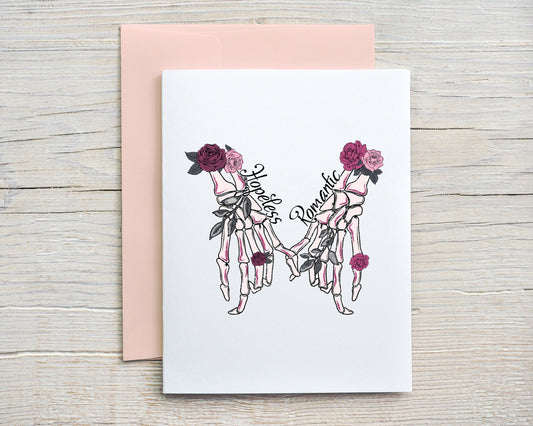 Card "Hopeless romantic"