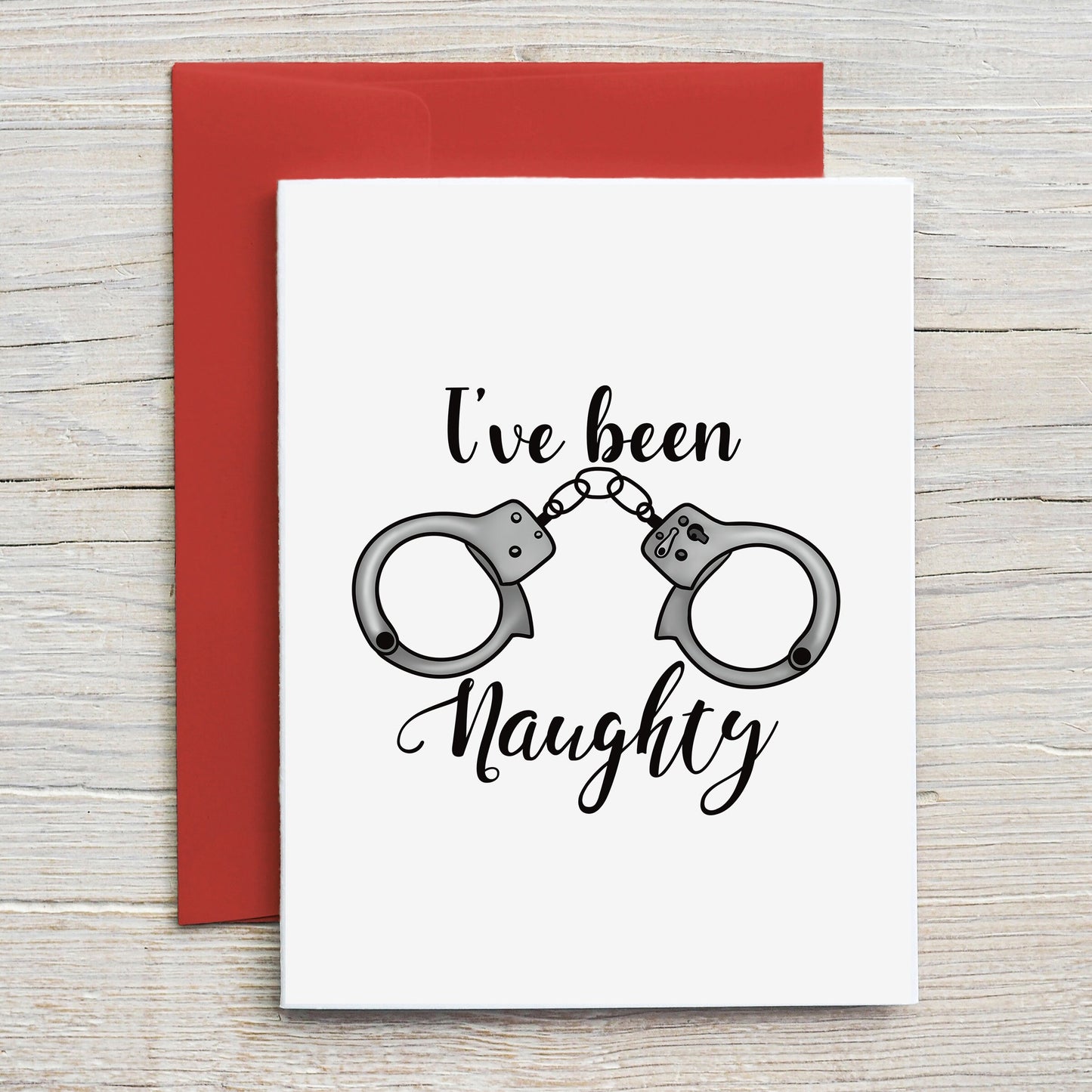 Card "I've been naughty"