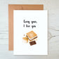 Card "Every year, I love you s'more"