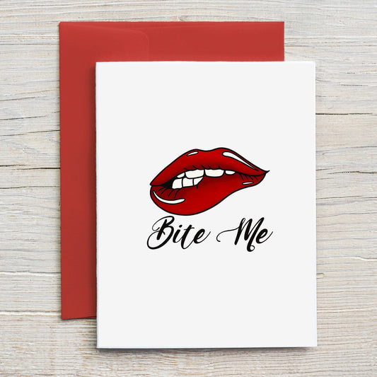 Card "Bite me"