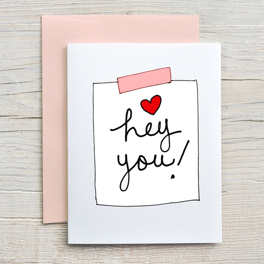 Card "Hey You"