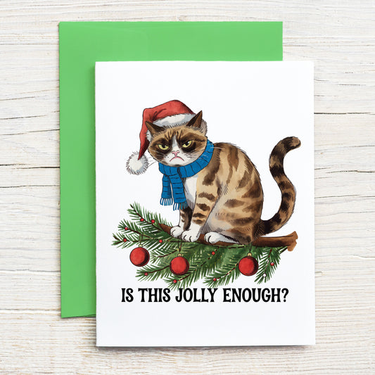 Card "Is this jolly enough?"